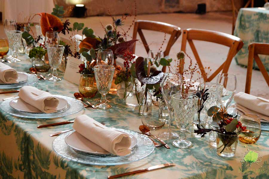 Centros de Flores para Celebración Nupcial