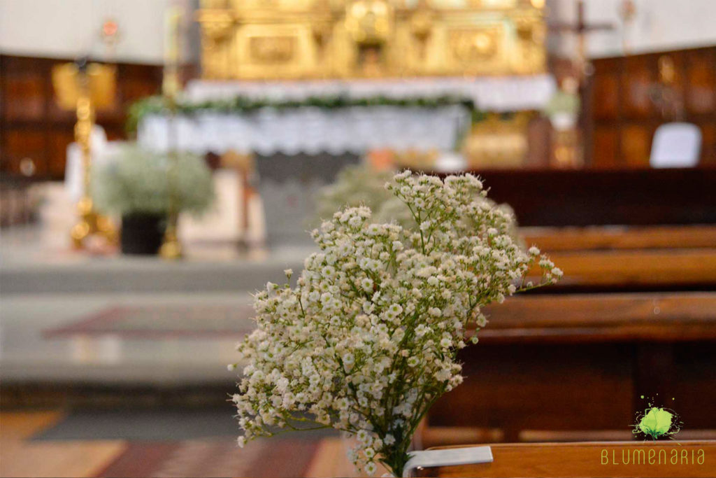 Comuniones Decoración Iglesia - Blumenaria Taller Floral