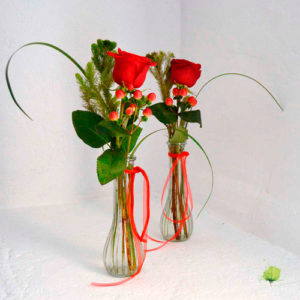 Violetero de Flores San Valentín - Enamorados - Flores Blumenaria